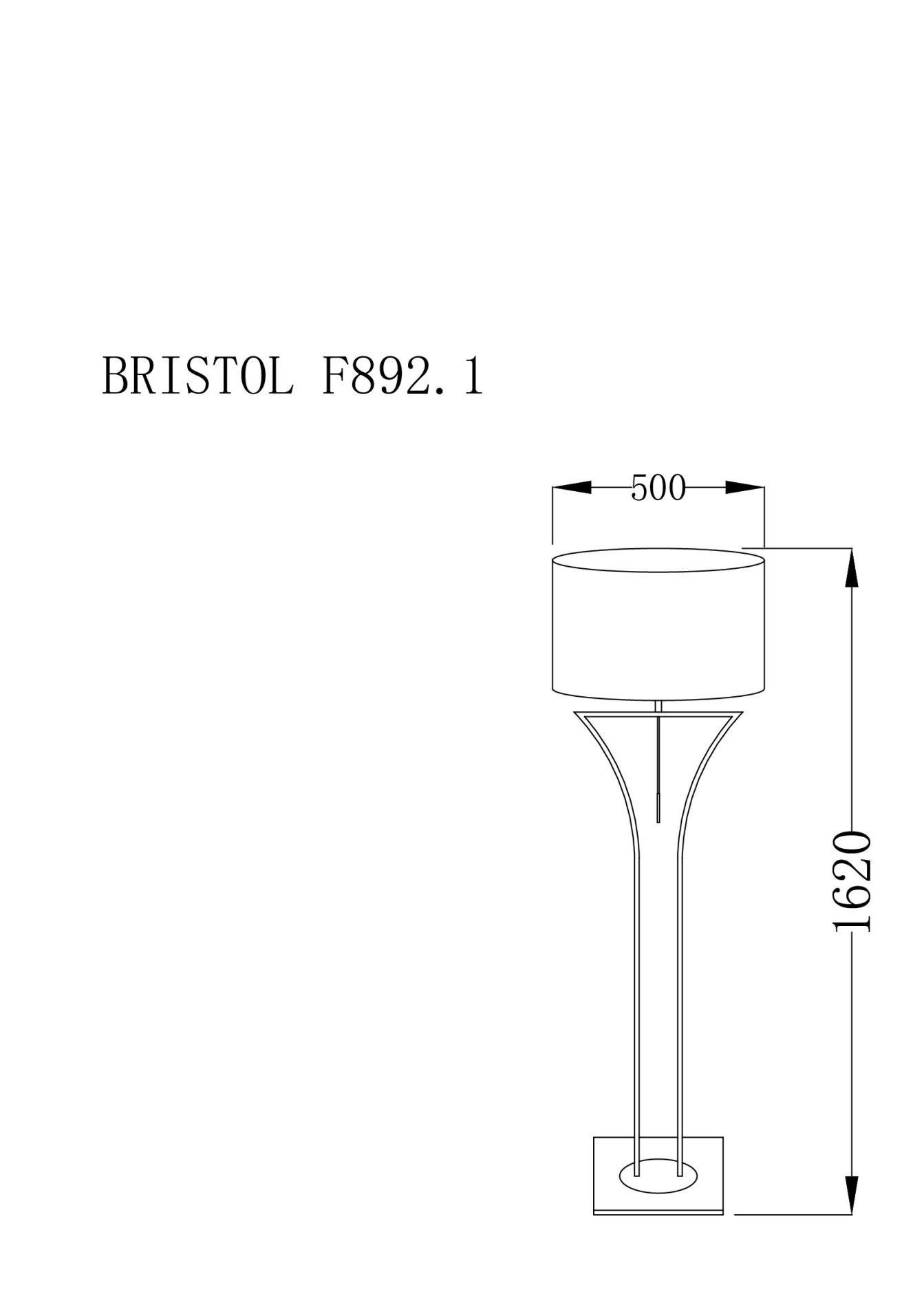 Торшер Lucia Tucci BRISTOL F892.1