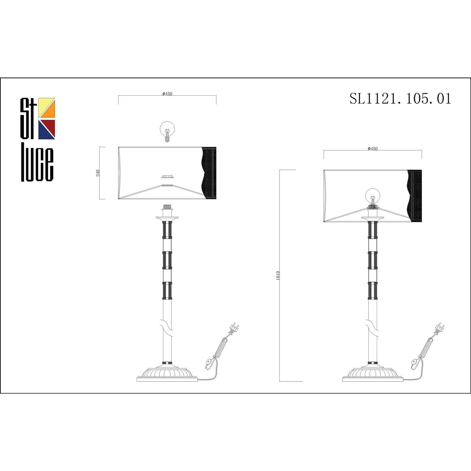 Торшер ST LUCE OLEO SL1121.105.01