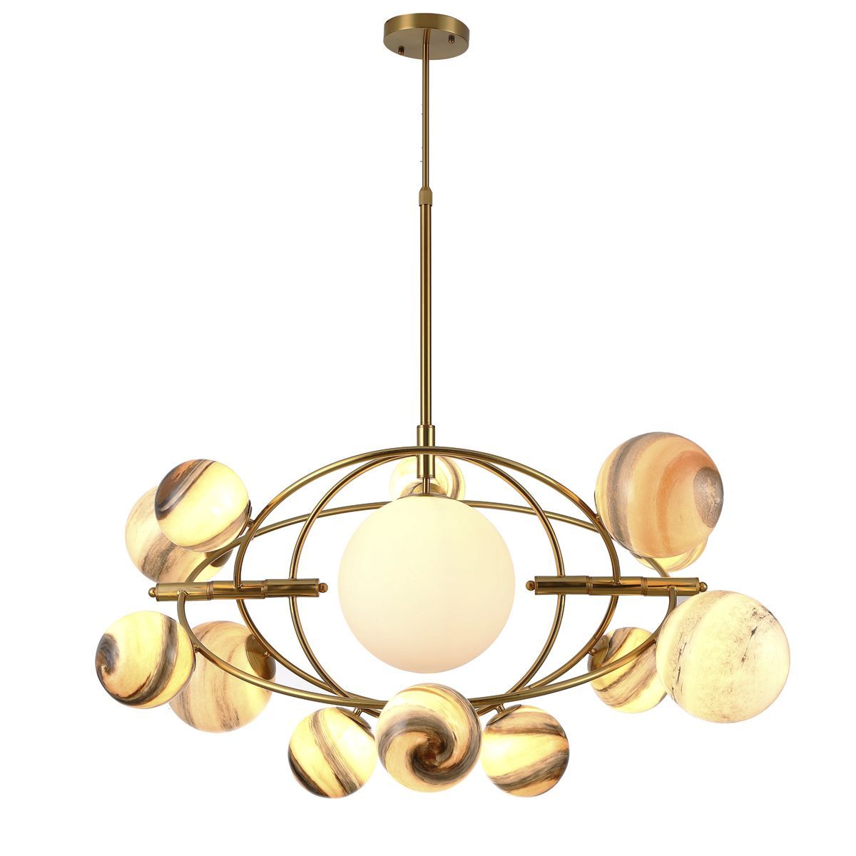 Люстра Delight Collection Planet KG1122P-13B brass