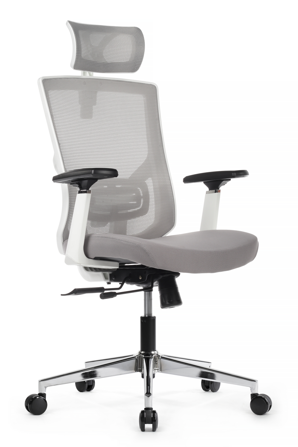 Кресло для персонала Riva Chair Step AW2320 белый пластик / серый