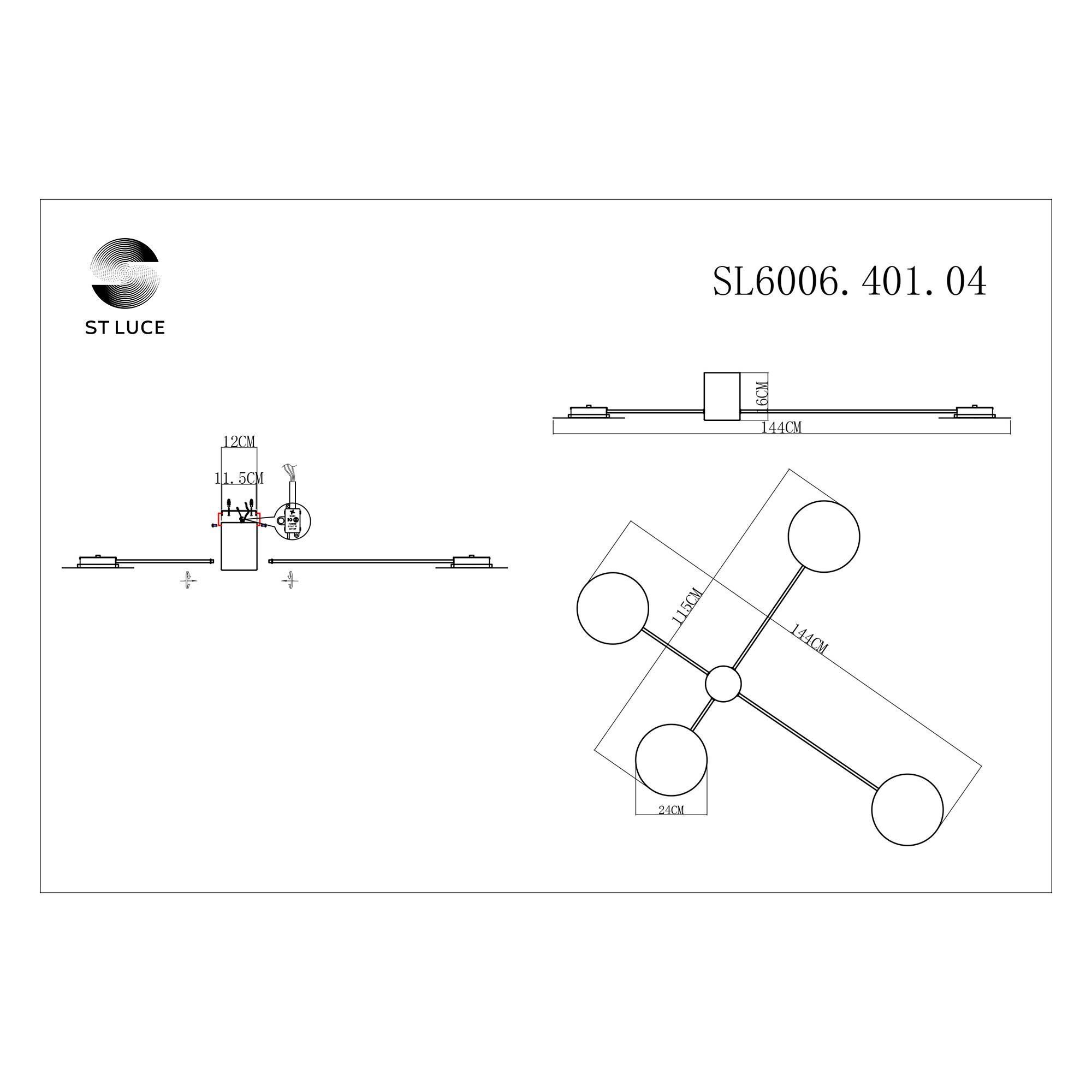 Бра ST LUCE Tondo SL6006.401.04