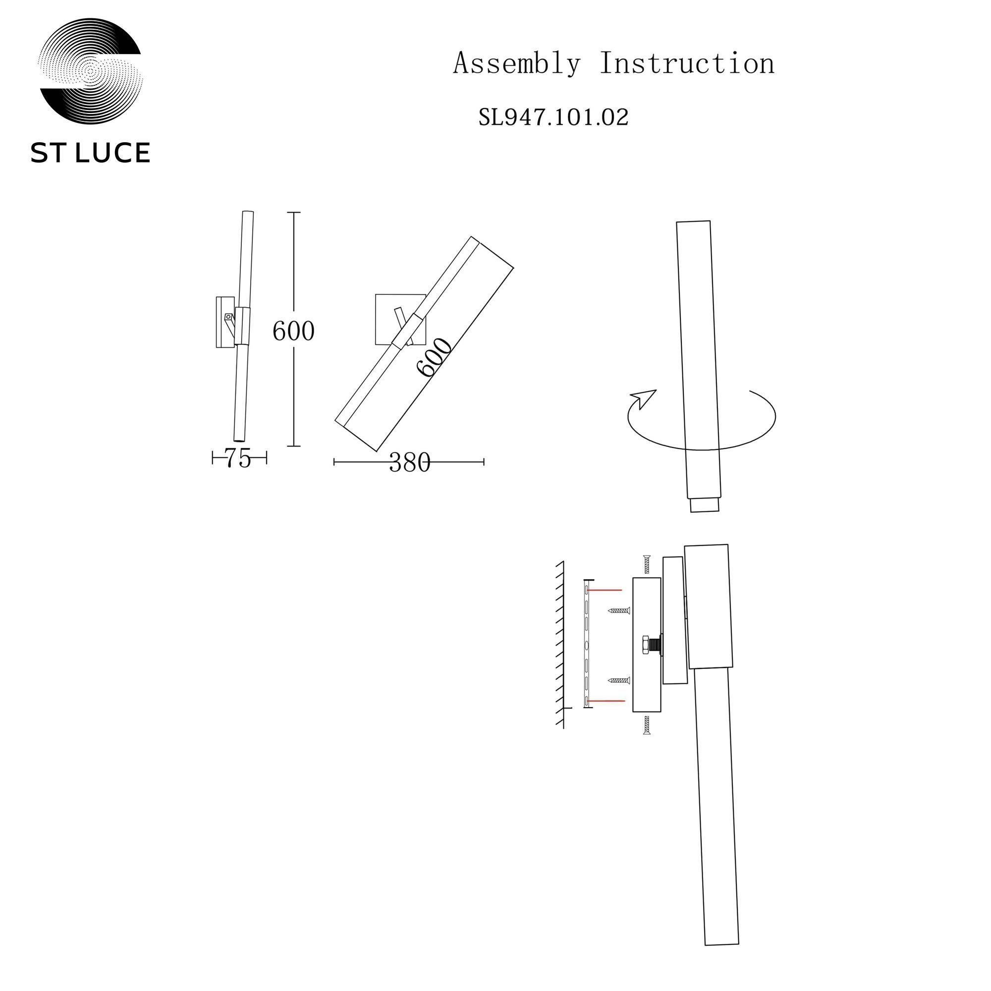 Настенный светильник ST LUCE LACONICITA SL947.101.02