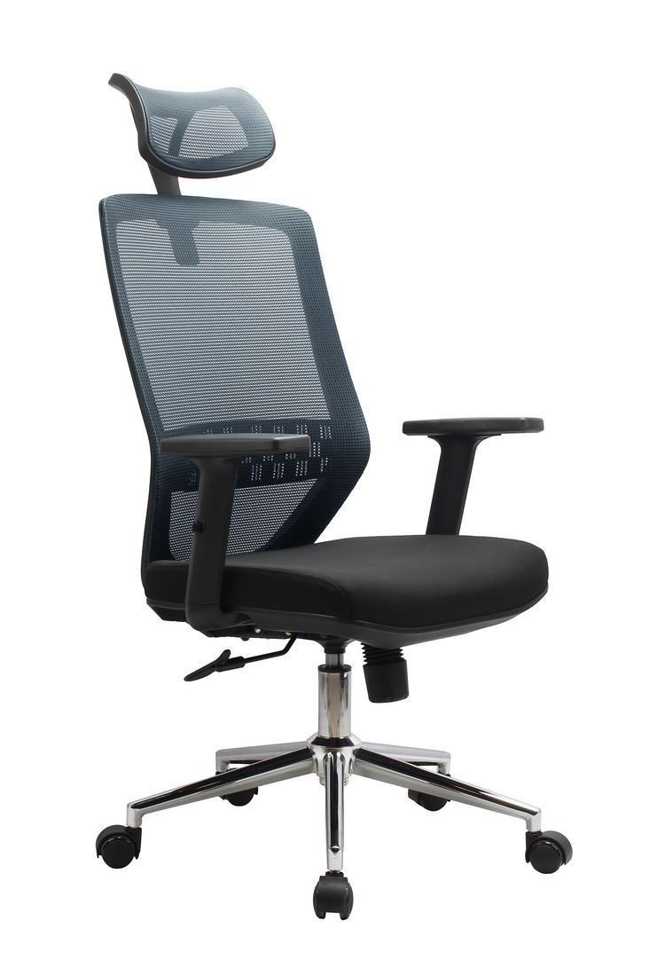 Кресло для персонала Riva Chair Alt 833H серый / черный