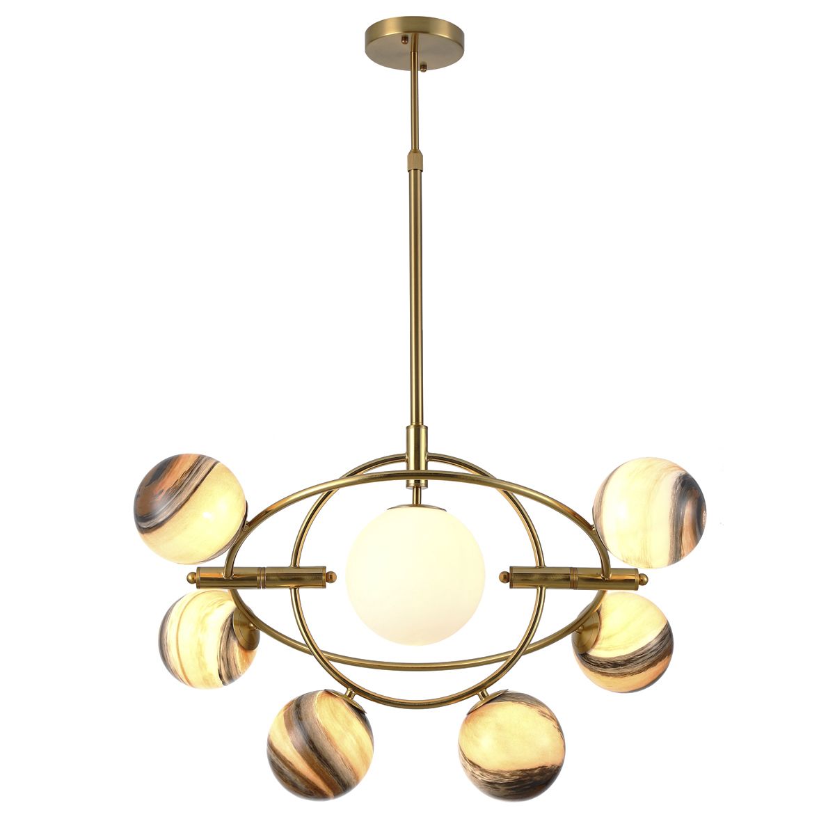 Люстра Delight Collection Planet KG1122P-7B brass