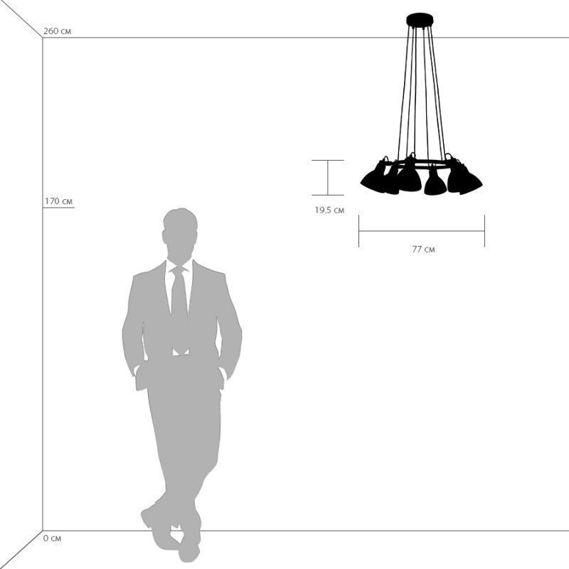 Подвесная люстра Lightstar Acrobata 761164