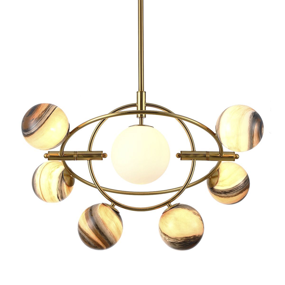 Люстра Delight Collection Planet KG1122P-7B brass