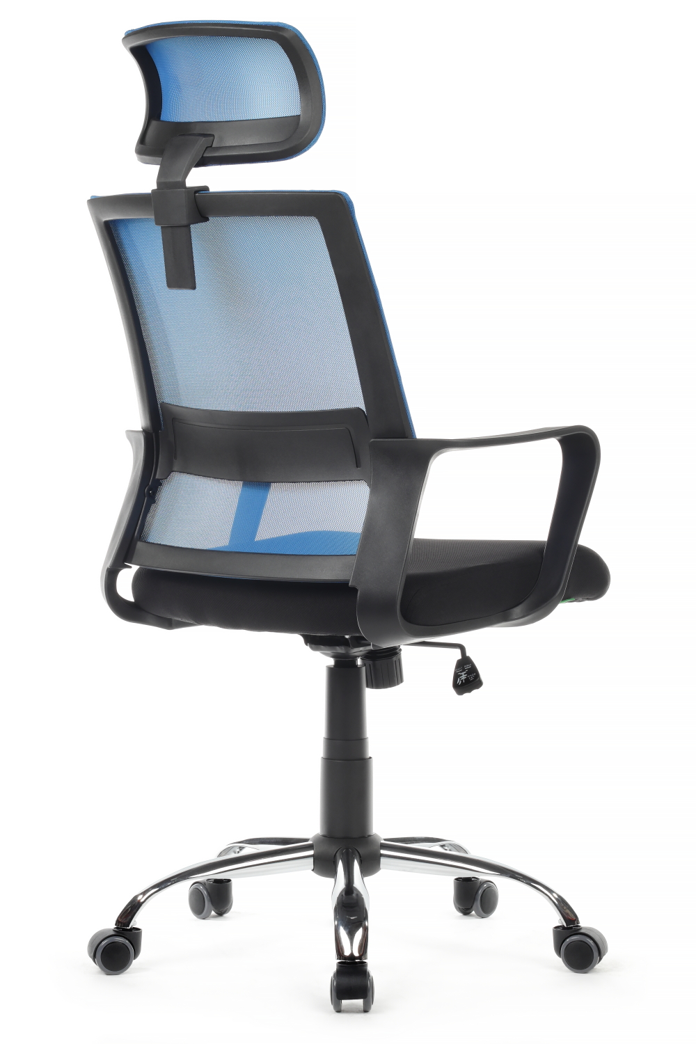 Кресло компьютерное Riva Chair Mint 1029HB черный пластик синий / черный