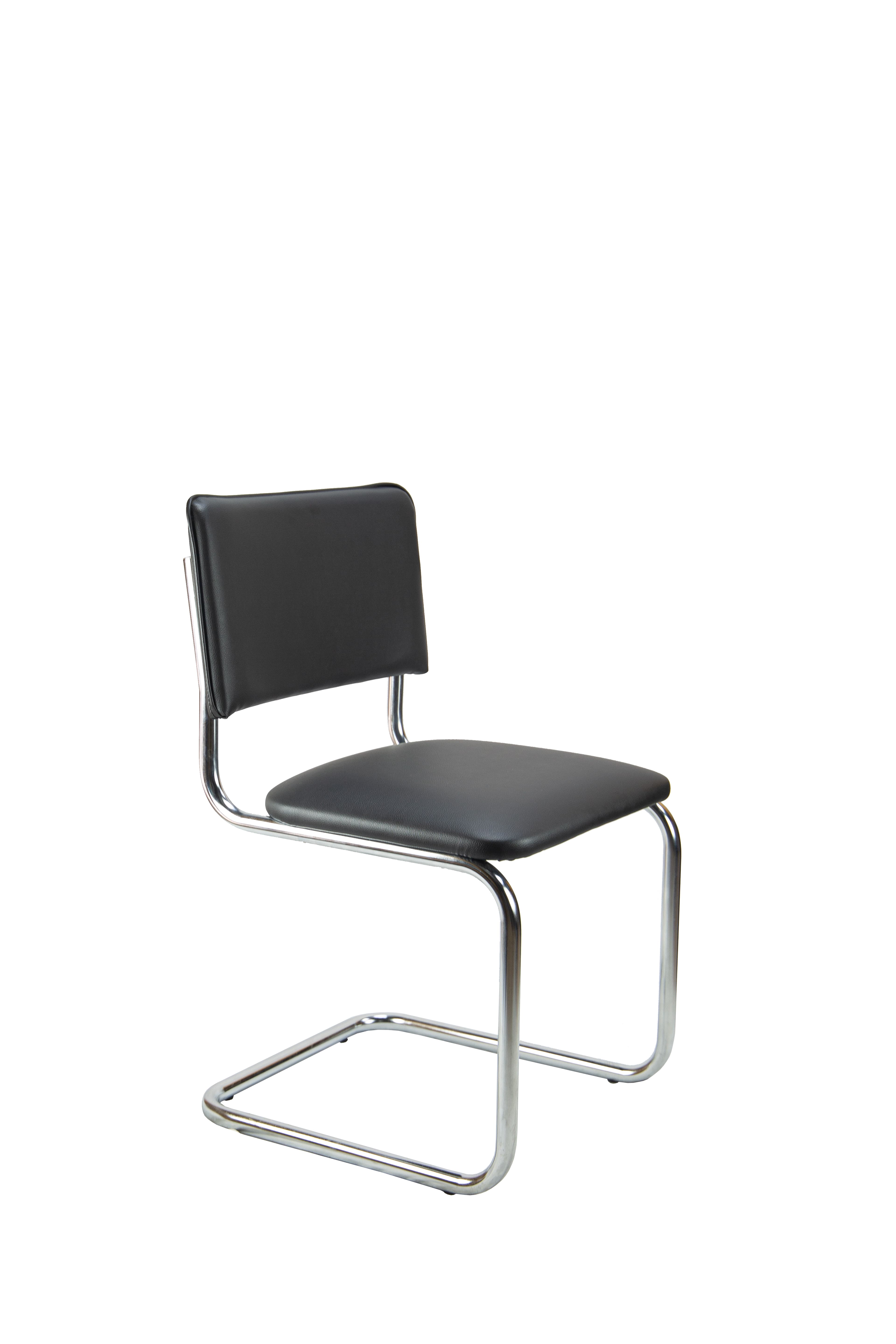 Конференц кресло Riva Chair Сильвия 02S хром Черный