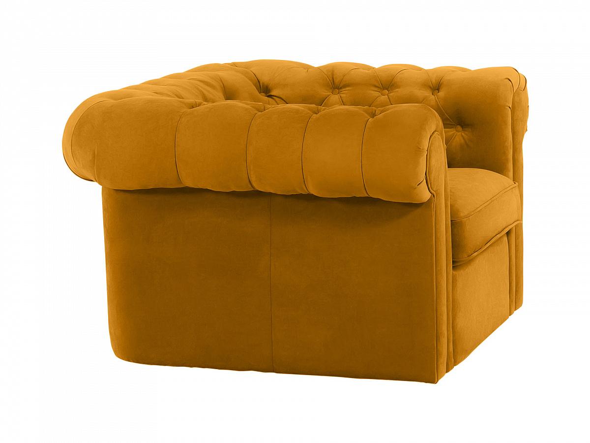 Кресло Chesterfield желтый 339872