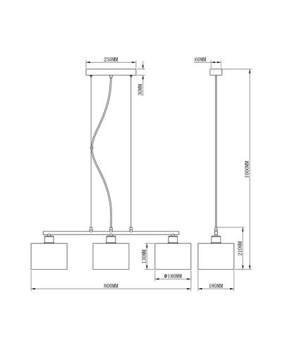 Подвесная люстра Moderli Room V2731-3P