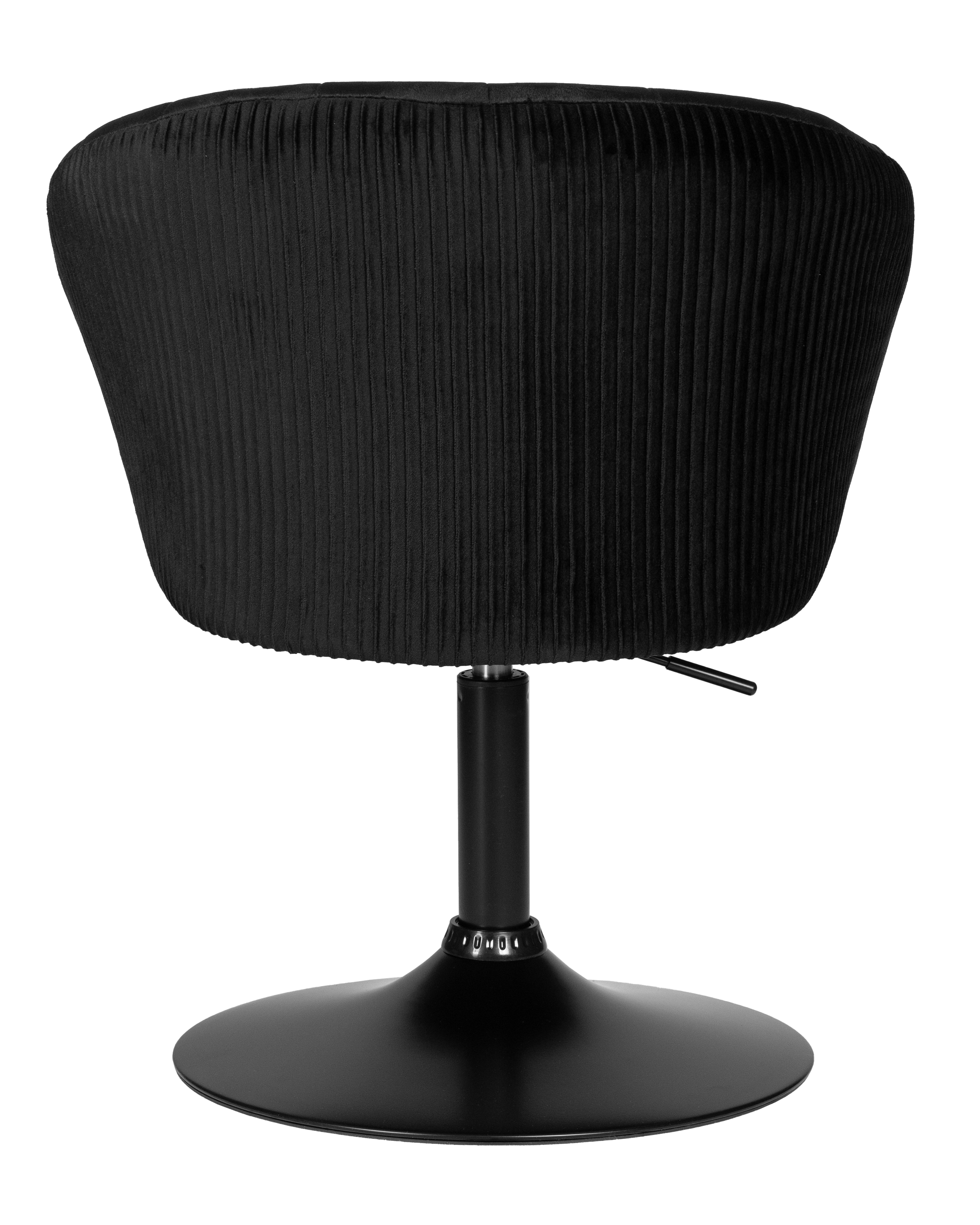 Кресло дизайнерское DOBRIN EDISON BLACK черный велюр 1922-21