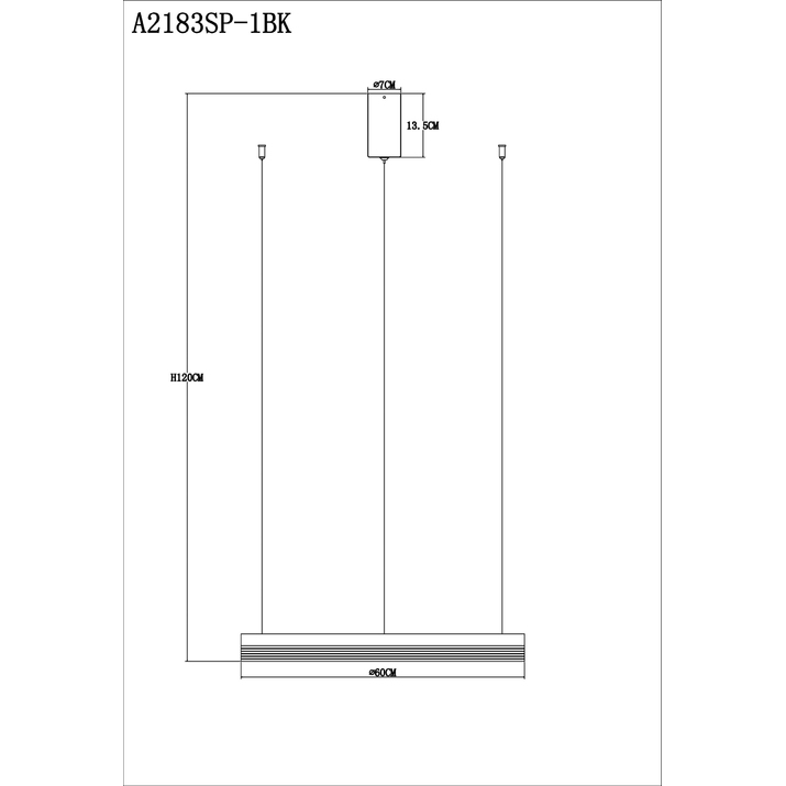 Светодиодная люстра Arte Lamp Mercury черный, прозрачный A2183SP-1BK