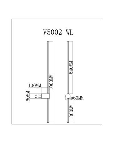 Бра Moderli Ricco V5002-WL