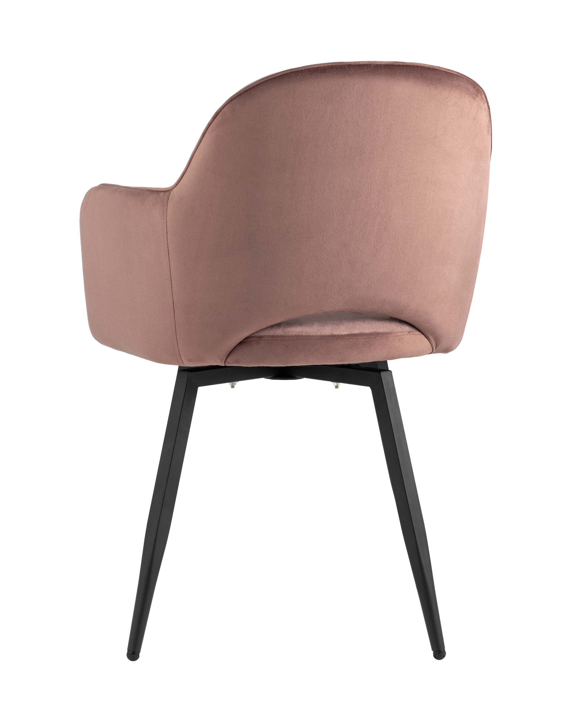 Комплект стульев Венера вращающийся велюр пыльно-розовый 2 шт
