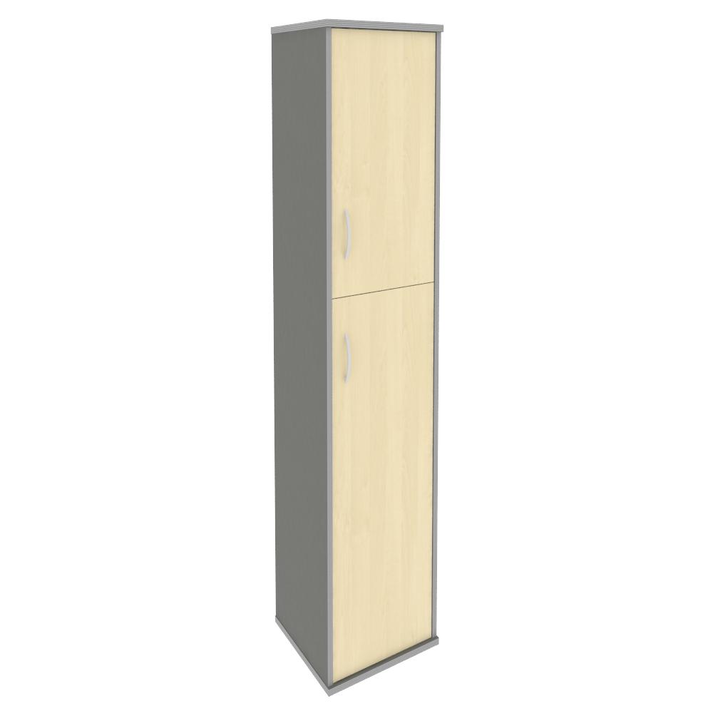 Шкаф высокий узкий правый (1 средняя дверь ЛДСП 1 низкая дверь ЛДСП) Riva А.СУ-1.8 (R)