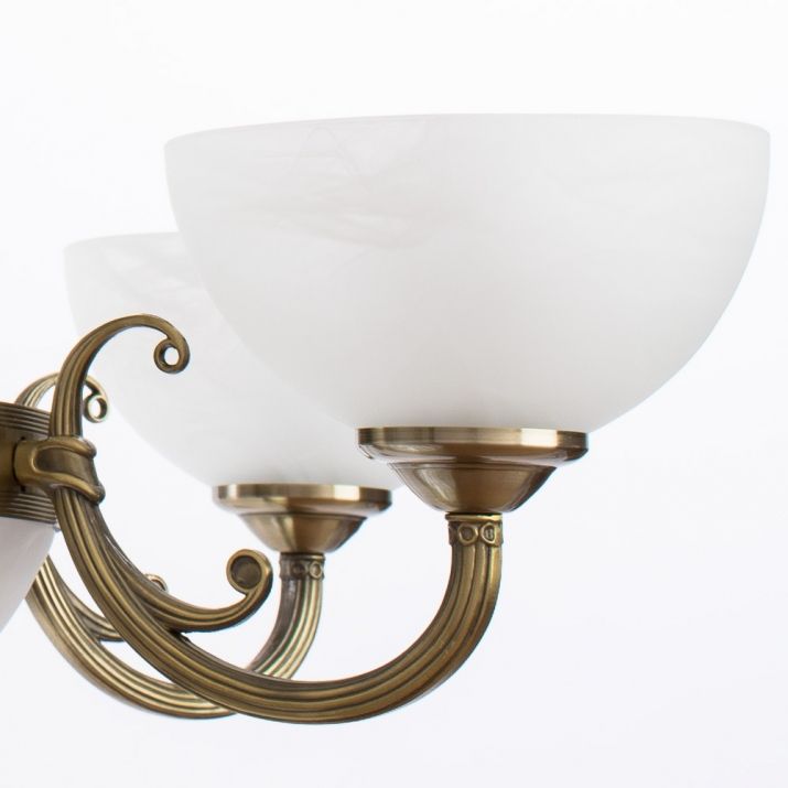 Подвесная люстра Arte Lamp WINDSOR коричневый, белый A3777LM-6-2AB