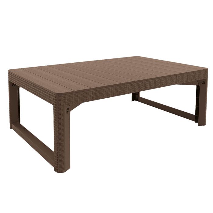 Стол раскладной Keter Лион (Lyon rattan table) Коричневый 17205429