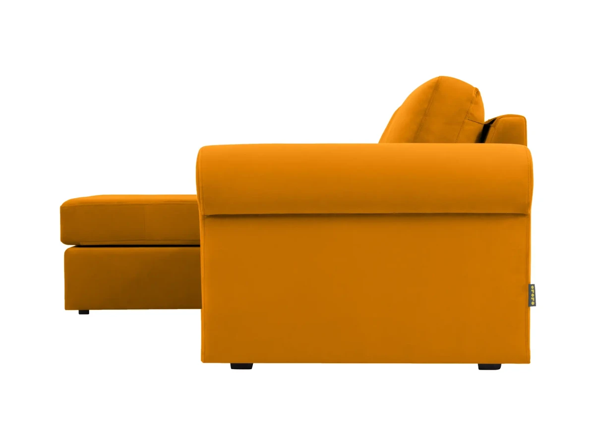 Диван-кровать с оттоманкой Peterhof П2 (валики) желтый 341006
