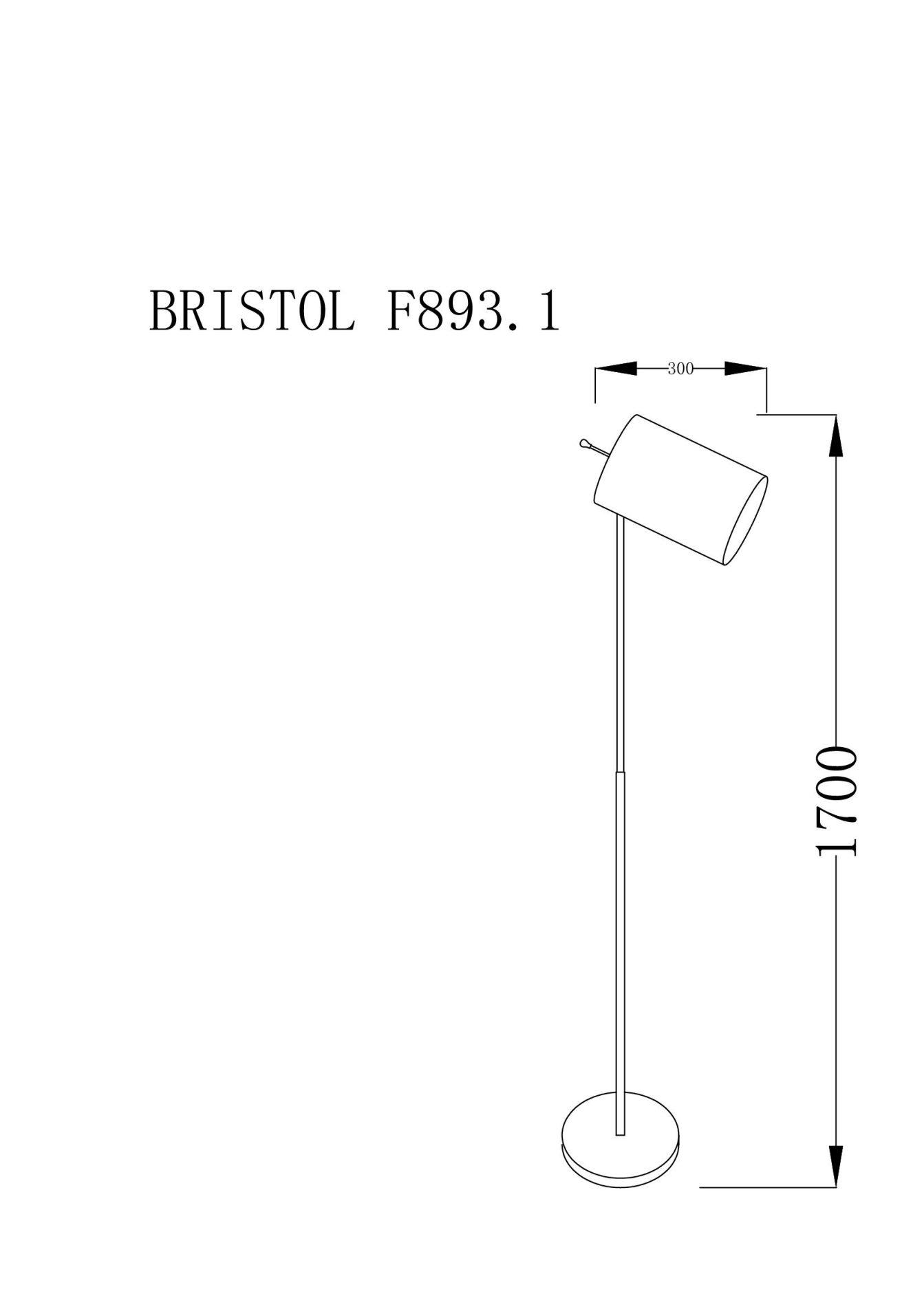 Торшер Lucia Tucci BRISTOL F893.1