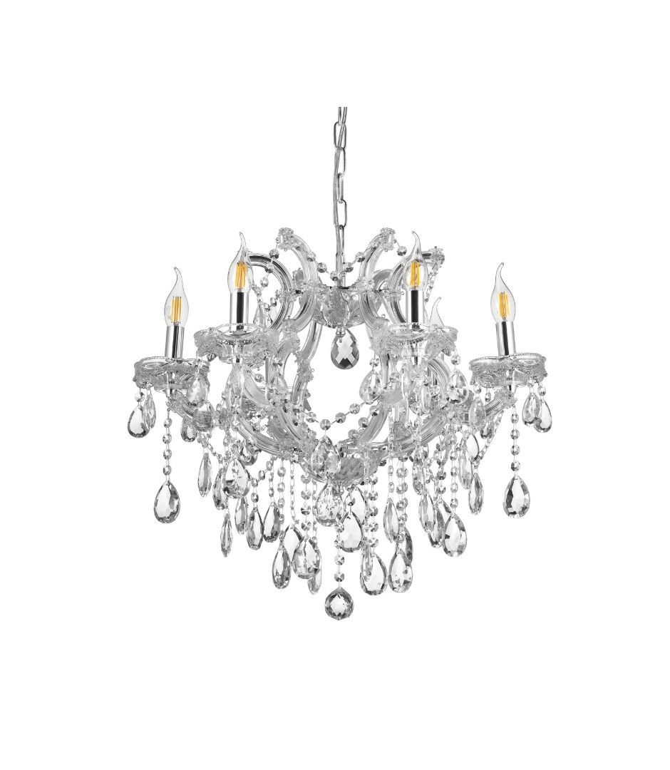 Подвесная люстра Lumina Deco Eliza LDP 7029-6 CHR