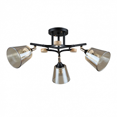 Люстра на штанге ARTE LAMP GLASSY A5078PL-3BK