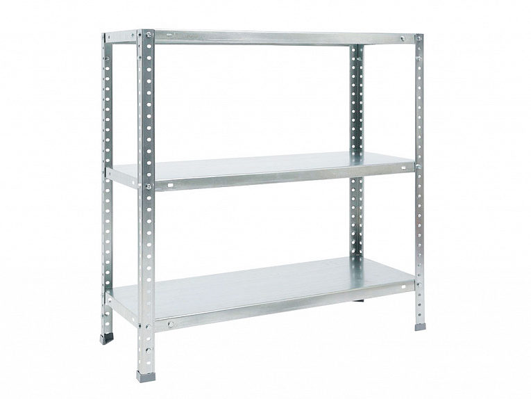 Стеллаж ES 75KD/75x30/3 оцинкованный до 120 кг