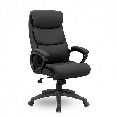 Кресло для руководителя ПАЛЕРМО М-702 BLACK PL S-0401