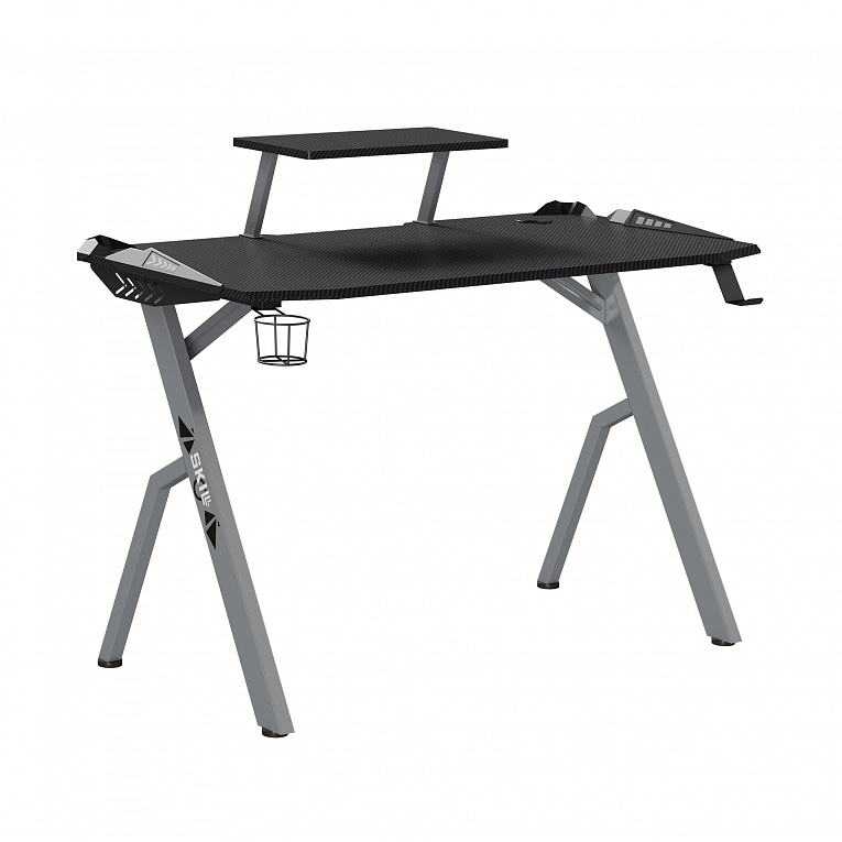 Компьютерный стол Skyland SKILLL CTG-001 Черный / Серый