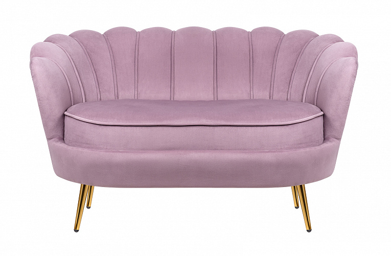 Дизайнерский двухместный диван Pearl Double Pink Розовый