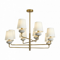 Люстра на штанге Freya Ceramics / Керамикс FR2029PL-08BS