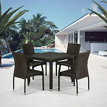 Комплект мебели из ротанга T257A/Y379A-W53 Brown 4Pcs