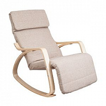 Кресло-качалка Smart бежевый ткань 72147