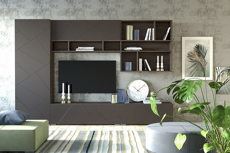 Гостиная Саммит Silva 5 ясень анкор темный