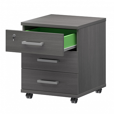 Тумба подкатная 430*442 Программа Техно Аргентум НТ-330 Лиственница