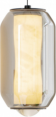 Светильник подвесной Stilfort Геолайт 4036/02/01P Черный / Дымчатый