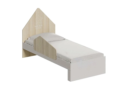 Детская кровать OgogoHome Campi 900х2000 белый / бежевый 896705