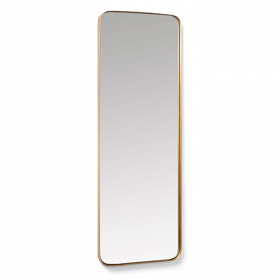 Зеркало La Forma настенное Orsini металлическое золотое 55 x 150,5 см