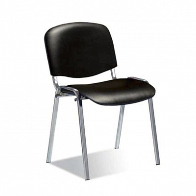 Офисное кресло Iso chrome Z11 кожзам черный