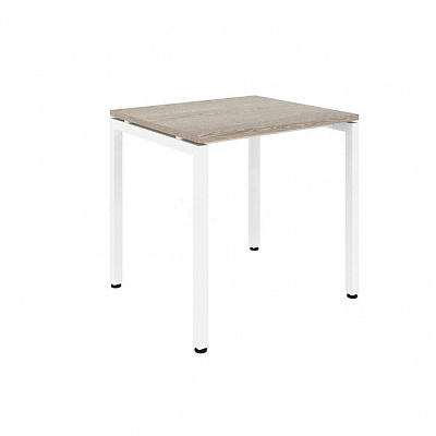 Стол офисный MULTI-OFFICE СТИЛ (Steel) 80х70х76 дуб светлый / белый
