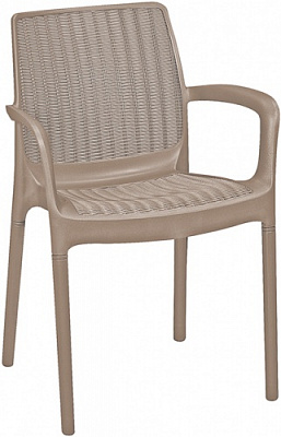 Пластиковое кресло Bali mono Капучино